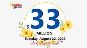 2023年8月18日的 Mega Millions 结果 – 奖池为 33,000,000