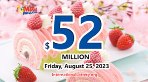 一名玩家赢得了 1,000,000 美元；Mega Millions 的奖金增长至 52,000,000 美元。